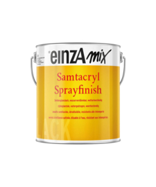 einzA Samtacryl Sprayfinish Seidenglanlak  - alleen donkere kleuren - 3 liter