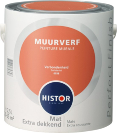 Histor Perfect Finish Muurverf Mat - verbondenheid 6938 - 2,5 Liter