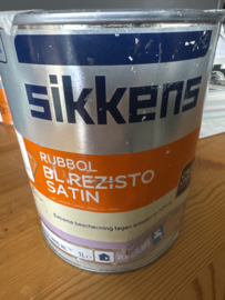 SIKKENS RUBBOL BL Rezisto Satin - 1 liter - BEIGE SCHADEBLIK