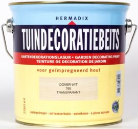 Hermadix Tuindecoratiebeits 765 Dover White - 0.75 liter