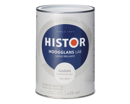 hefboom Intrekking Toneelschrijver Histor Perfect Finish Hoogglans - Mergelwit G0.05.85 - 5 liter | Hoogglans  terpentine verdunbaar | VERFPLANEET