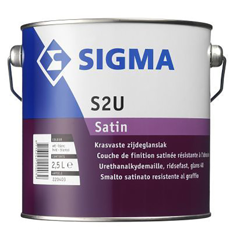 Sigma S2U Satin - Wit - 2.5 liter