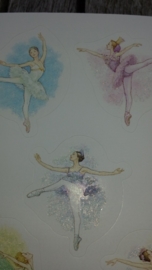 Dover Glitter Ballerina Stickers