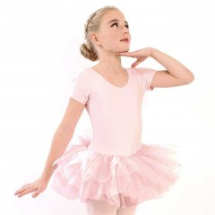 Alexandra tutu with short sleeves in ballet pink