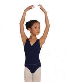 Pinch Front Leotard with Belt CAD201C Capezio Black