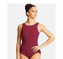 High Neck Tank leotard CC201 Capezio BUR