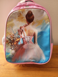 Backpack ballerina roze