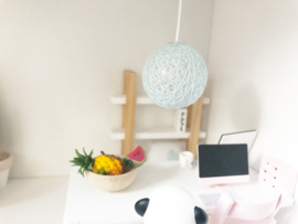 Woonkamer | Hanglamp | Cotton Balls | licht blauw