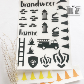 Stickerset | Brandweer