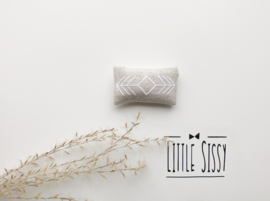Textiles | pillow  | 3 x 5 cm | bohemian sand-white