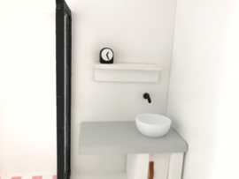 Bathroom | Wallrack | white | 7 cm