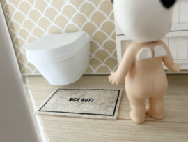 Badkamer | Badmat | sand | Nice butt