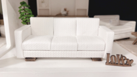 3 seat sofa | 1:16 | white