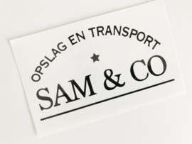 DIY Garage - Pakhuis | Sticker | opslag en transport