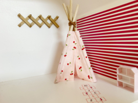 Mini-Tipi 18cm | Kersjes roze