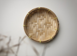 Woonkamer | rotan dienblad | groot | 5 cm