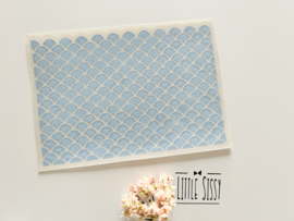 Sticker | Fish scale tiles