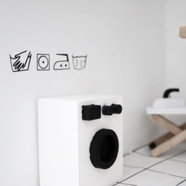 Badkamer | Sticker | Laundry + wastekens