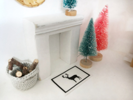 Holidays | Christmas | doormat | white | Reindeer