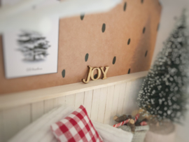 Holidays | Christmas | wooden letters | Joy