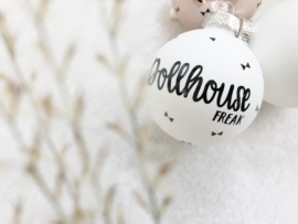 kerstbal sticker | Dollhouse Freak