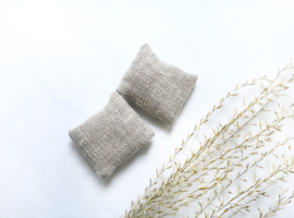 Textiles | Pillows | 4 x 5 cm | taupe blanco
