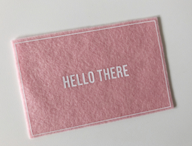 1:6 | home accessories | doormat | hello there | pink