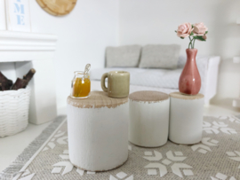 Livingroom | Sidetable small | white or pink