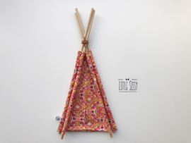 1:6 | Mini-Tipi 32 cm | Ornament mosterd roze