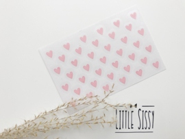 Valentijn| hartjes stickers | roze