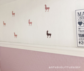 Slaapkamer | Mini stickers | lama's