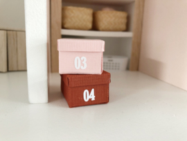 Slaapkamer | opbergbox sticker | cijfers