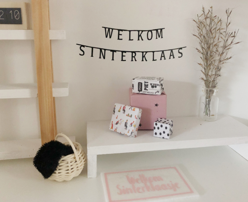 Feestdagen | Sinterklaas | Sticker banner | welkom sinterklaas
