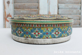 blik / koektrommel - mozaiek