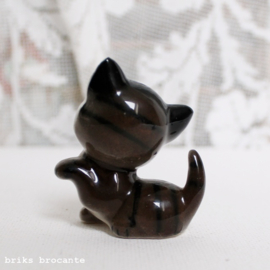 beeldje poes met strik - Vaga