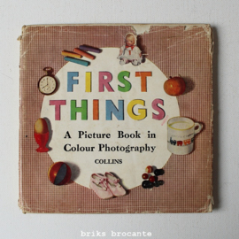 First Things - a picture book