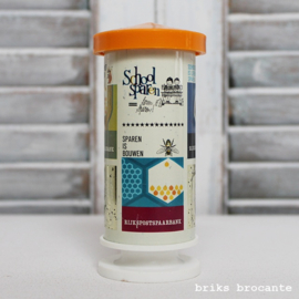 vintage spaarpot Rijkspostspaarbank
