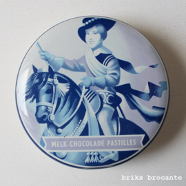 blikje De Gruyter melk-chocolade pastilles