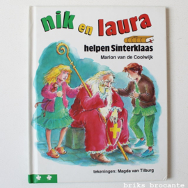 nik en laura helpen Sinterklaas