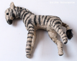 oude knuffel - zebra