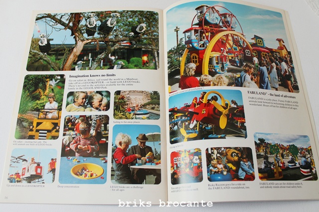 gids met plattegrond Legoland 1985