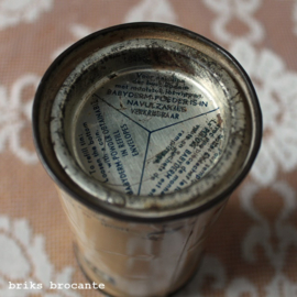 oud blikje Babyderm poeder