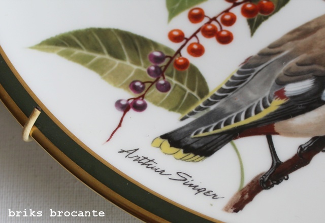 wandbord Franklin Porcelain - pestvogel