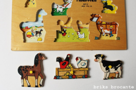 Fisher Price puzzel boerderijdieren