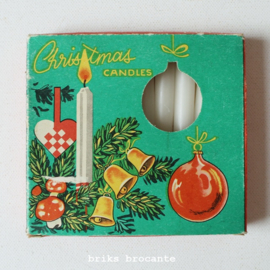 oud doosje kerstboomkaarsjes