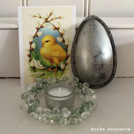 kaart pasen - Easter Greetings - geel kuiken