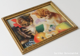 ingelijste prent kittens