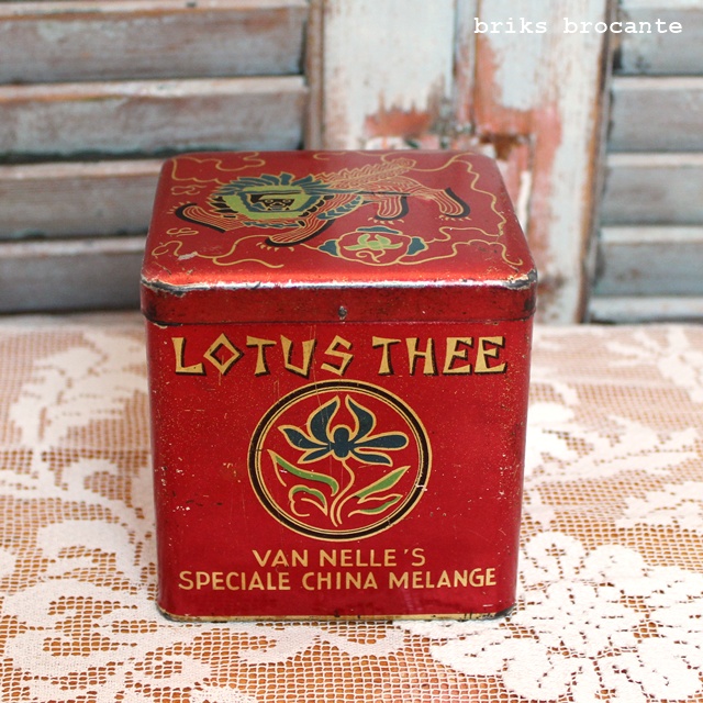blikje Van Nelle Lotus thee