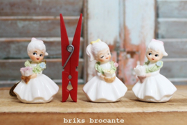 miniatuur bloemenmeisje - gele bloem