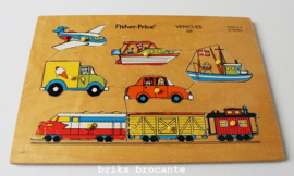 Fisher Price puzzel - vehicles